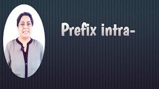 Prefix intra- #EnglishLessons #shorts