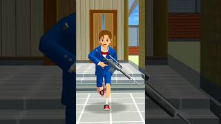 Yuta bergegas melindungi adiknya#sakuraschoolsimulator #cartoon #funny