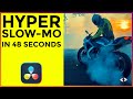 HYPER Slow Motion Effect In 48 SECONDS | DaVinci Resolve 18