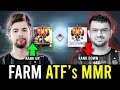 MALR1NE surpassed ATF's MMR after these 2 games in a row..