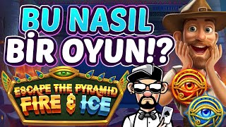 YENİ PRAGMATIC SLOT OYUNU ESCAPE THE PYRAMID FIRE \u0026 ICE 🔥 🔥 BU NASIL BİR OYUN ! ? ? ? #slotoyunları