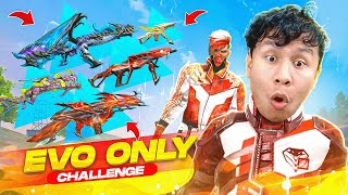 Only Evo Guns Challenge in Solo Vs Squad Pro Lobby Match 😲 Tonde Gamer - Free Fire Max