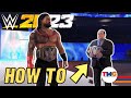 WWE 2K23 : FIXED! Roman Reigns & Paul Heyman Championship Entrance Tutorial