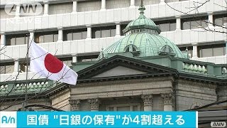 日銀に“おんぶにだっこ”の国債4割超　副作用懸念(17/02/08)