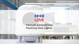 HHOLOVE iPet Smart Litter Box [TROUBLESHOOTING Flashing Red Lights]