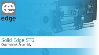 Solid Edge ST6 - Countersink Assembly