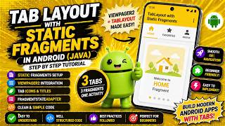 ANDROID - TABLAYOUT WITH STATIC FRAGMENTS TUTORIAL IN JAVA