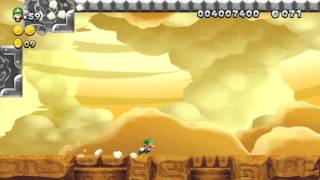 New Super Luigi U (Wii U) - Superstar Road-2 Walkthrough (1-Player)