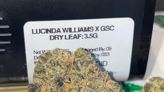 25% THC Grassroots LUCINDA WILLIAMS X GSC flower 🔥