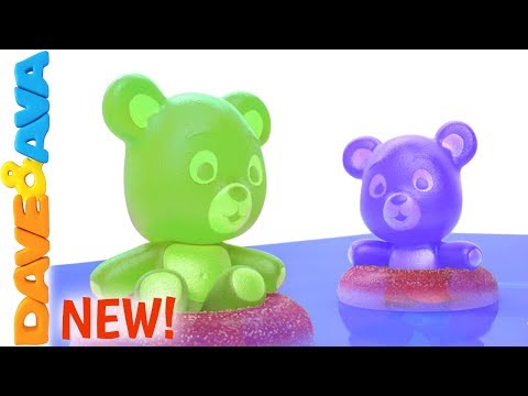 ๐ Five Little Gummy Bears | Learn to Count to Five with Dave and Ava ๐ ๐ Five Little Gummy Bears | Learn to Count to Five with Dave and Ava ๐