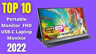 Top 10: Best Portable Monitor 2022 | KYY 15.6inch 1080P FHD USB-C Laptop Monitor