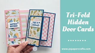 How To Make Tri-Fold Hidden Door Cards
