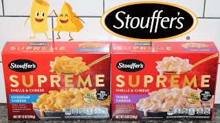 Stouffer’s Supreme Shells \u0026 Cheese: Cheddar Cheese and Three Cheese Review