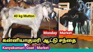 கன்னியாக்குமரி ஆட்டு சந்தை / திங்கள் சந்தை  / Monday Market  / @tamilvivasayi