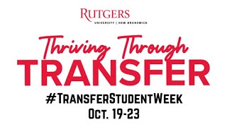 Transfer Information Session 4 P M Et