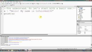 Roblox Lua Scripting Tutorial 2 - Variables