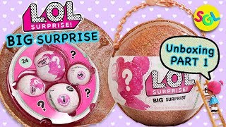 LOL Big Surprise Dolls Gold Ball Limited Edition Unboxing Pt 1: LOL Big & Lil Si