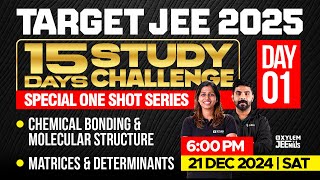 TARGET JEE 2025 : 15 DAYS STUDY CHALLENGE | SPECIAL ONE SHOT SERIES | CHEMICAL BONDING \u0026 MOLECULAR..