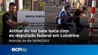 Arthur do Val bate boca com ex-deputado federal em Londrina