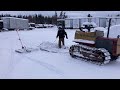 snow dragging trails in the wilderness with go pro film footage jan 25 2025