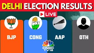 Delhi Assembly Election Results 2025 LIVE | BJP's Comeback Or AAP's Hat-Trick? | Delhi Results |N18L