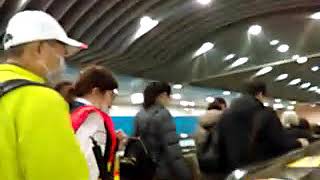 捷運板南土城線往南港展覽館方向路線捷運路程搭乘記錄與載客實況攝影(西元2019年01月17日)亞東醫院→西門