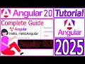 How to Install Angular 20 on Windows 10/11 [ 2025 Update ] Latest Angular 20 Features Complete Guide