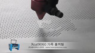 Xcut9060 / 비금속레이저커팅기 / 가죽 홀커팅 / (주)레이저픽스코리아