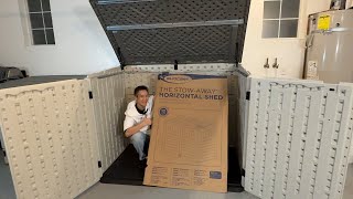 SUNCAST 70 Cubic Feet Horizontal Storage Shed BMS4700X!