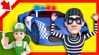 Police Car for children. Cartoon about Police car. Police car race for children Cars Police for kids