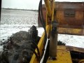 checking ground frost depth with my case 680ck backhoe 1 20 12