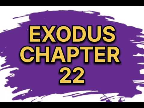 Exodus Chapter 22 Youtube