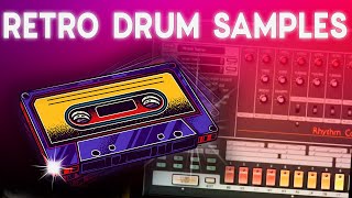 Retro Drum Kit - Fills, Toms, Snares, Kicks \u0026 More! Synthwave