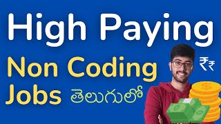 High Paying Non Coding Jobs in Telugu | Vamsi Bhavani