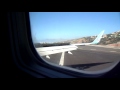 thomson airways tom7110 landing at madeira