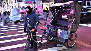 Rickshaw, Times Square, Manhattan, New York, USA