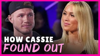 Cassie Randolph Reveals How She Found Out About Colton Underwood Coming Out