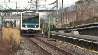 JR京浜東北線快速 209系通過/JR East 209 series(EMU) passing/2008.3.4