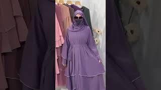 Beautiful 3 layer Abaya for Muslim girls||Trending abaya