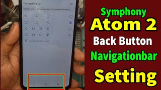 Symphony atom 2 Setting Navigation bar, Change Navigation bar, How to setting Navigation bar