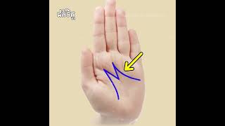 ខ្សែបាតដៃមានរាងអក្សរ M | letter m on hand