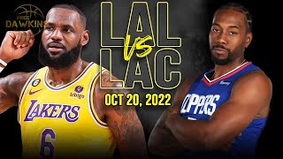 Los Angeles Lakers vs Los Angeles Clippers Full Game Highlights | Oct 20, 2022 | FreeDawkins