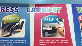 Malaysian Laundry Laundromat (Dobi) Tour. How To Instructions