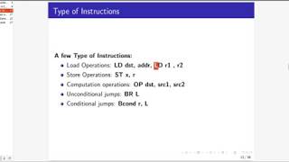 24. Code Generation - PART-2, Simple Target Machine Model and Assembly Program Generation
