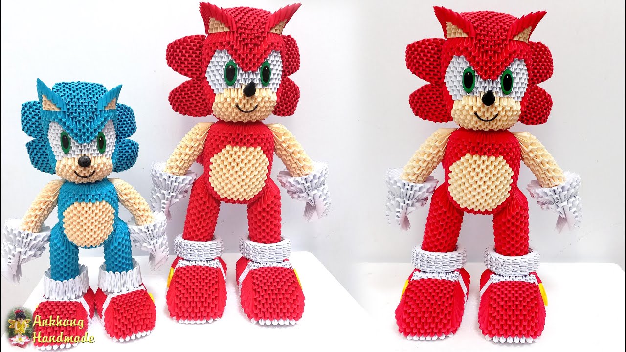 Origami Sonic The Hedgehog Acetopunchorigami Sonic