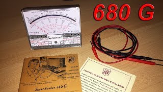 Supertester ICE 680 G with complete manual ITA