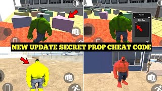 Finally New Secret Props Cheat Code in Indian Bike Driving 3D 🤯🔥| New Update Secret 🤫| Harsh in Game