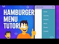 Hamburger Menu using HTML, CSS & JavaScript