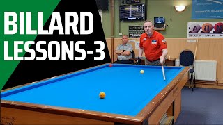 3 Cushion Billard Lessons - III  by Fred Caudron | Last Session