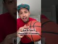 tutorial how to spin a basketball on your finger in 15 seconds 🤯 shorts tutorial howto